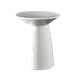 Steelite 6327P459 - Round Porcelain Riser 2.75" x 3.25" White, Oven Safe to 465°F, Relief - 36/Case 1 image
