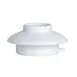 Steelite 6347P651 - 20.0 Oz Porcelain Teapot Lid, Rounded Shape Heat Retention - 6/Case 1 image