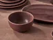 Steelite 6419MY031 - 14 oz Round Porcelain Bowl, 4.75" X 2.375", Plum Wabi‑Sabi Finish - 1 Dozen 2 image