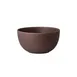 Steelite 6419MY032 - 22 oz Round Porcelain Bowl, 5.75" Diameter, Plum Wabi‑Sabi Finish, - 6/Case 1 image