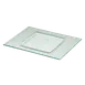 Steelite 6506G203 Square Serving & Display Tray, Clear Glass, Rectangular 12" x 9" - 1 Dozen 1 image