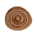 Steelite 6525DL004 - 12" x 10.75" Round Wooden Plate, Maritime Wood, Dishwasher Safe, 6/Case 1 image