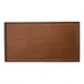 Steelite 6525T240 Rectangular Wood Tray, White Album Finish, 13.5" x 7.25" x 0.625" - 1 Dozen 1 image