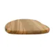 Steelite 6525TW323 - Coaster, 4" x 3.75" x 0.25", Natural Wood, Hand Wash Only - 24/Case 2 image