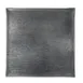 Steelite 6588B437 Square Glass Serving Tray, 10.5" x 10.5", Gray Finish, Shikku Smoke Design - 6/Case 1 image