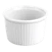 Steelite 6627V405 Mini Ramekin, 1.0 oz (2.0" x 1.25"), Plisse Porcelain, Oven Safe to 660°F, 1 Dozen 1 image