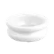 Steelite 6633V561 Mini 2.5" Porcelain Butter Block, 1.0 oz, Pillivuyt, Oven Safe 660°F - 1 Dozen 1 image