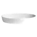 Steelite 6634V711 - Oval Baker, 7 oz, 5" x 4" Porcelain, Oven Safe 660°F, Pillivuyt, 6/Case 2 image