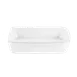 Steelite 6634V722 Rectangle Lasagna Dish 3‑Quart 11.5" × 9" Porcelain Oven Safe 660°F - 1/Case 1 image