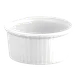 Steelite 6634V735 Ramekin Sauce Cup, Porcelain, 4.0 oz (3" x 1.5"), Oven Safe to 660°F - 1 Dozen 1 image
