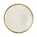 Steelite 68A540EL788 8-1/2" Round Coupe Melamine Plate, White Finish - 6/Case 1 image