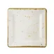 Steelite 68A540EL790 - 9" Square Melamine Plate, White, Reusable Plastic Dinnerware - 6/Case 1 image