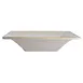 Steelite 68A632EL865 - Square Melamine Bowl, 13½" x 3" H, 3 Qt (96 Oz) White, - 6/Case 2 image