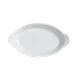 Steelite 6900E547 - Oval Rarebit Dish, 8 oz Capacity, 9" x 5" Porcelain Varick A La Carte, 1 Dozen 1 image