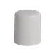 Steelite 6940E6039 Salt Shaker, 2" x 1-5/8" x 2-5/8", White Porcelain, Microwave Safe - 1 Dozen 1 image