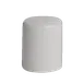 Steelite 6940E6040 - White Porcelain Pepper Shaker, 2" H, 2" x 1-5/8" , 3‑Hole, Microwave - 1 Dozen 1 image