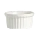 Steelite 6940E6084 China Ramekin, 2‑3/8" x 1‑1/4" H, 2‑3 oz, White Porcelain, Folio Finish - 1 Dozen 1 image