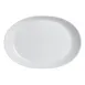 Steelite 6940E6094 Porcelain Platter, 13-3/8" x 9-1/4" x 1.75" H, Microwave Safe, Finish - 6/Case 1 image