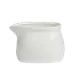 Steelite 6940E647 - 5 Oz White Porcelain Creamer Pitcher 2-7"×2-3/8"×2" Folio Ceram Finish - 1 Dozen 1 image