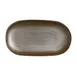 Steelite 6965E6163 Oval Porcelain Platter, 13" X 7" Bronze Finish, Oven Safe To 425°F - 1 Dozen 1 image