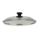 Steelite 6975QU002 Tempered Glass Lid, 11.25" Round Cover for Cookware, Glass, Fits 11-12" Pots 1 image