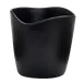 Steelite 7000DD029 Mini Dressing Crock, 1 Qt Black Melamine, 4.5" Dia, 240°F, BPA‑Free - 1 Dozen 1 image