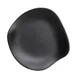 Steelite 7000DD030 Appetizer Plate, 8.25" Black Melamine, 240°F, Dishwasher Safe, BPA‑Free - 1 Dozen 1 image