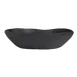 Steelite 7000DD032 - Oval Melamine Salad Bowl, 17 Qt, 22" x 19" x 5-1/2", Black - 2/Case 2 image