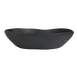 Steelite 7000DD032 - Oval Melamine Salad Bowl, 17 Qt, 22" x 19" x 5-1/2", Black - 2/Case 1 image