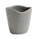 Steelite 7006DD001 - 1.5 Qt Round Dressing Crock, 6¼" Cube, Gray Melamine - 6/Case 1 image