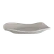 Steelite 7006DD027 Melamine Plastic Plate, Free‑Form Flat, Gray, 5.5" Diameter, 3"‑5" Size - 1 Dozen 2 image