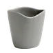 Steelite 7006DD029 Dressing Crock, 1 Qt (21 oz) Melamine, 4" Diameter, Gray Finish - 1 Dozen 1 image