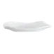 Steelite 7008DD025 - 9" White Melamine Plate, 8‑9" Free‑Form Flat, Dinnerware - 1 Dozen 2 image