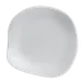 Steelite 7008DD025 - 9" White Melamine Plate, 8‑9" Free‑Form Flat, Dinnerware - 1 Dozen 1 image