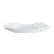 Steelite 7008DD027 Melamine Plate, Free‑Form Flat White 5.5" Diameter, 3"‑5" Size - 1 Dozen 2 image