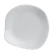 Steelite 7008DD027 Melamine Plate, Free‑Form Flat White 5.5" Diameter, 3"‑5" Size - 1 Dozen 1 image