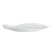 Steelite 7008DD028 - 11.5" White Melamine Dinner Plate, Free Form Flat Shape, 10"-11" Size - 1 Dozen 2 image