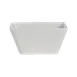 Steelite 7040DD201 Square Melamine Bowl, White, 7" x 7" x 3.25", 1.5 Qt Capacity - 1 Dozen 2 image