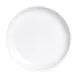 Steelite 7041DD206 - 6.5" Round Coupe Plate, White Melamine, Retro Delfin Design - 1 Dozen 1 image