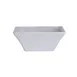 Steelite 7064MM201 - Square Deep Plastic Bowl, 5" x 5" x 2" White Melamine, 12.9 oz 0.4 qt - 1 Dozen 1 image