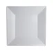 Steelite 7064MM202 Square Melamine Plate, 6" X 6", Polar White Finish, Simple Design - 1 Dozen 1 image