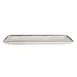 Steelite 7066MM300 - Rectangular Serving Tray, 12" x 7" White Melamine, Urban Snow Finish - 1 Dozen 2 image