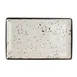 Steelite 7066MM300 - Rectangular Serving Tray, 12" x 7" White Melamine, Urban Snow Finish - 1 Dozen 1 image
