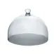 Steelite 7100DR064 Plate Cover Cloche, Clear Round Plastic, 12" x 9" Size, Sold Per Case - 8/Case 1 image