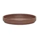 Steelite 7180TM501 - 6.25" x 0.875" Round Melamine Plate Brown Stackable Plastic Dinnerware 6/Case 2 image