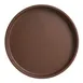 Steelite 7180TM501 - 6.25" x 0.875" Round Melamine Plate Brown Stackable Plastic Dinnerware 6/Case 1 image