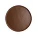 Steelite 7180TM502 - Round Melamine Plate, 8.25" x 0.75", Brown Color, Plastic Dinnerware - 1 Dozen 1 image