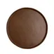 Steelite 7180TM503 Round Melamine Plate, 10.75" x 0.75", Brown Reusable Plastic Dinnerware - 1 Dozen 1 image