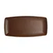 Steelite 7180TM508 Plastic Plate, Rectangular 11.5" x 5.5" x 1.0", Browns Melamine - 1 Dozen 1 image
