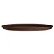 Steelite 7180TM520 Oval Display Tray, 17" x 11.75" x 1" Melamine, Brown, Design - 1 Dozen 2 image